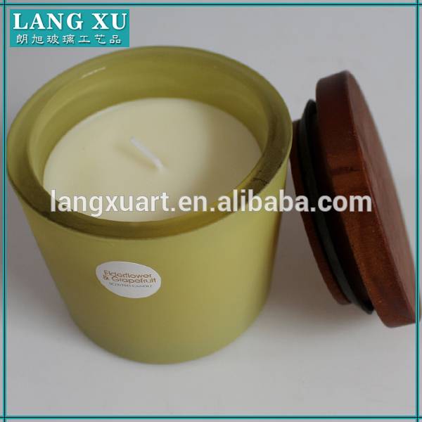 FJ069-C 220ml China supplier OEM spray matte color scented wholesale glass jar candle
