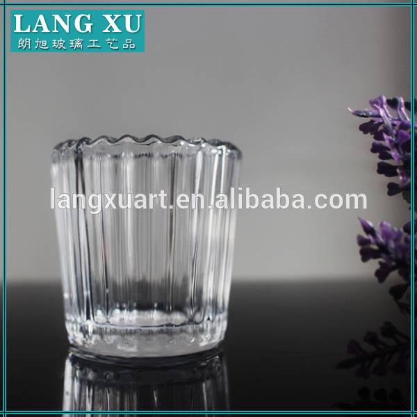 LXHY-Z128 Home decor wholesale fashion glasses replacement glass jar candle holder