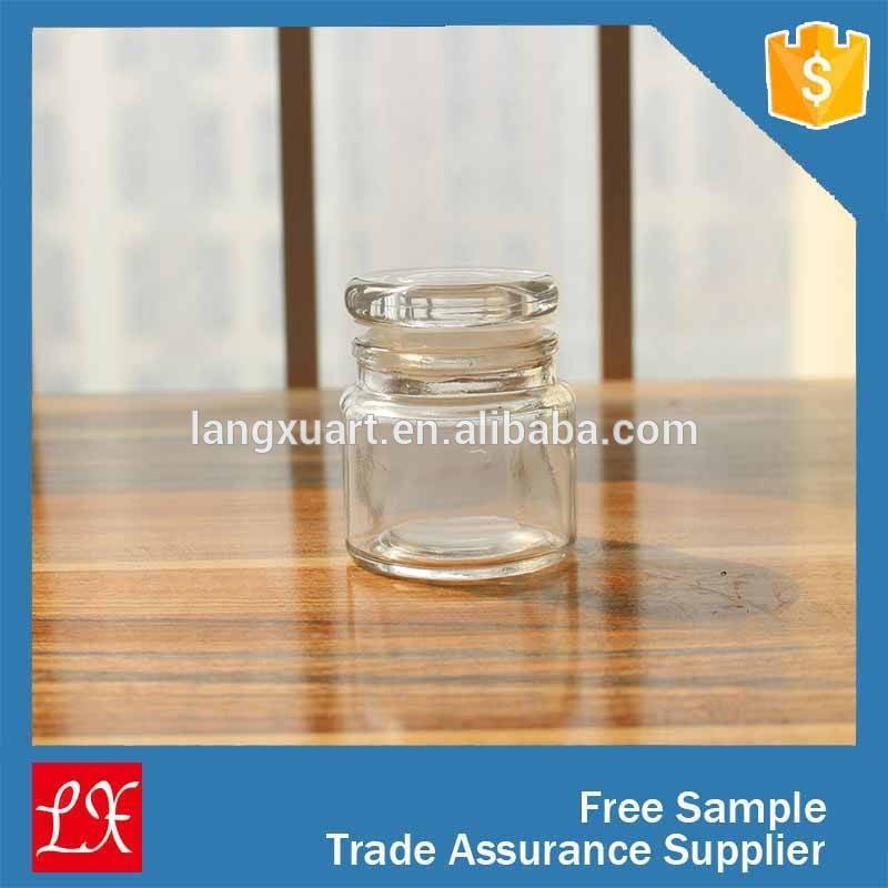 100ml wholesale clear airtight small glass jars