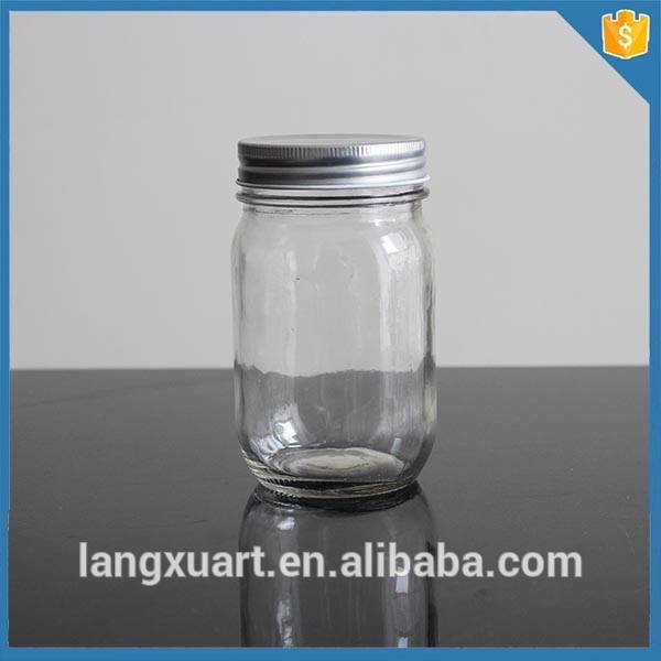 wholesale custom design 16oz empty glass ball mason jars