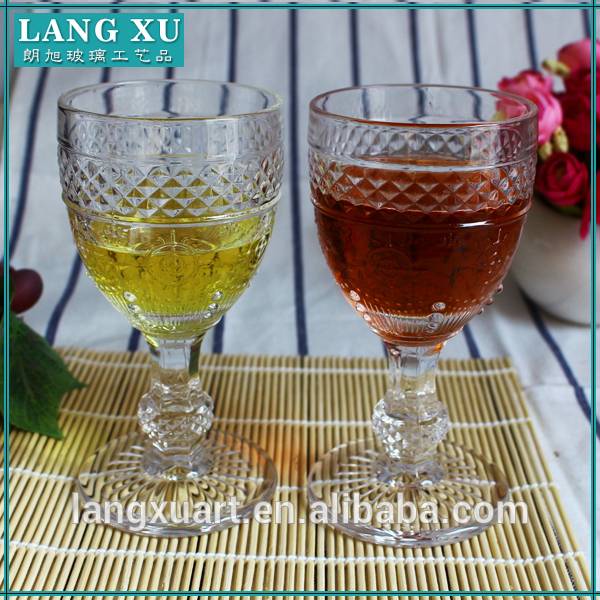 wholesale crystal water goblet wine glass cheap glass goblet