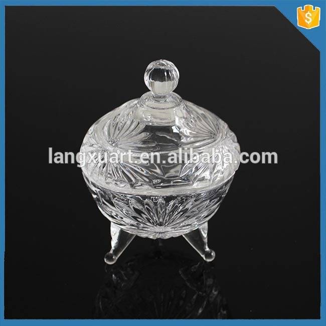 7/2015 new crystal wholesale small mini punch glass jars for sweet