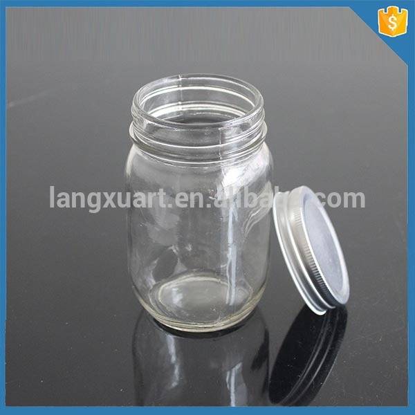 Round Shape food storage glass jar 500ml