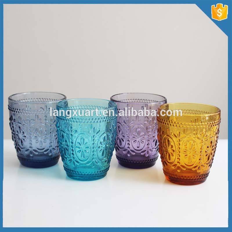 Different colored wine glass cup