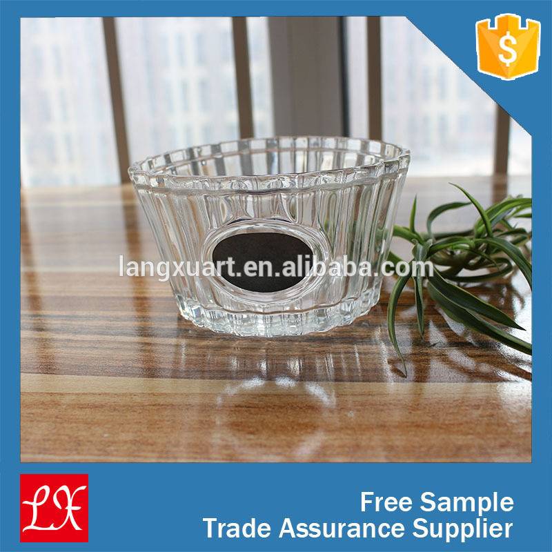 wholesale glass crystal danube glass jar