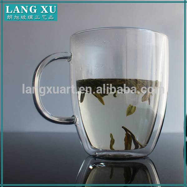 Hot water glass tea tumbler drinking double wall glasses