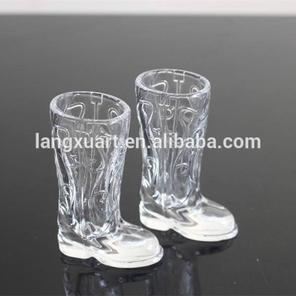 carved crystal boot shape mini wine glass shot glass souvenirs wholesale