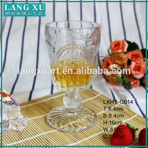 Glassware suppliers wholesale decorated wine glasses