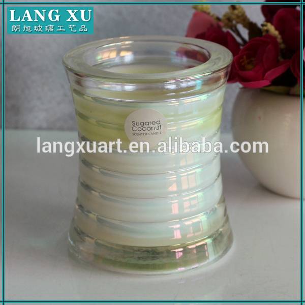 good quality rose gold plating jars for wax colour changing candle