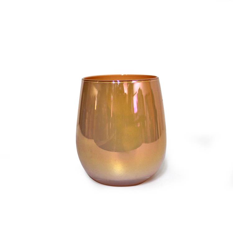 LXHY02 6.9×8.5cm 10 oz glass candle jar hotsale