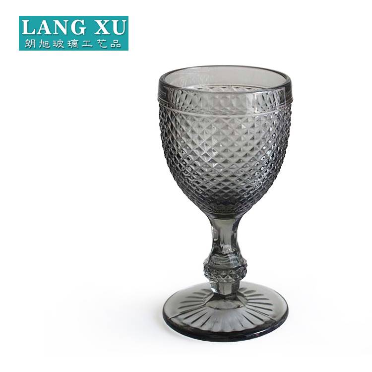LX-G008 hand made pineapple solid colored wine glasses wholesale