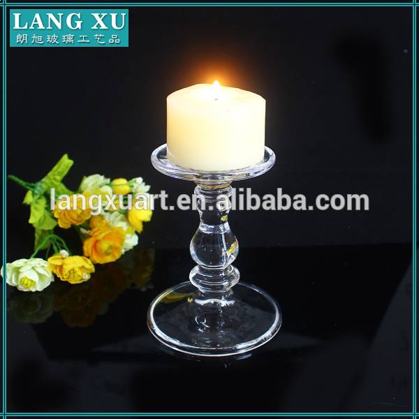 Pillar candle stand wedding wholesale crystal candler holders