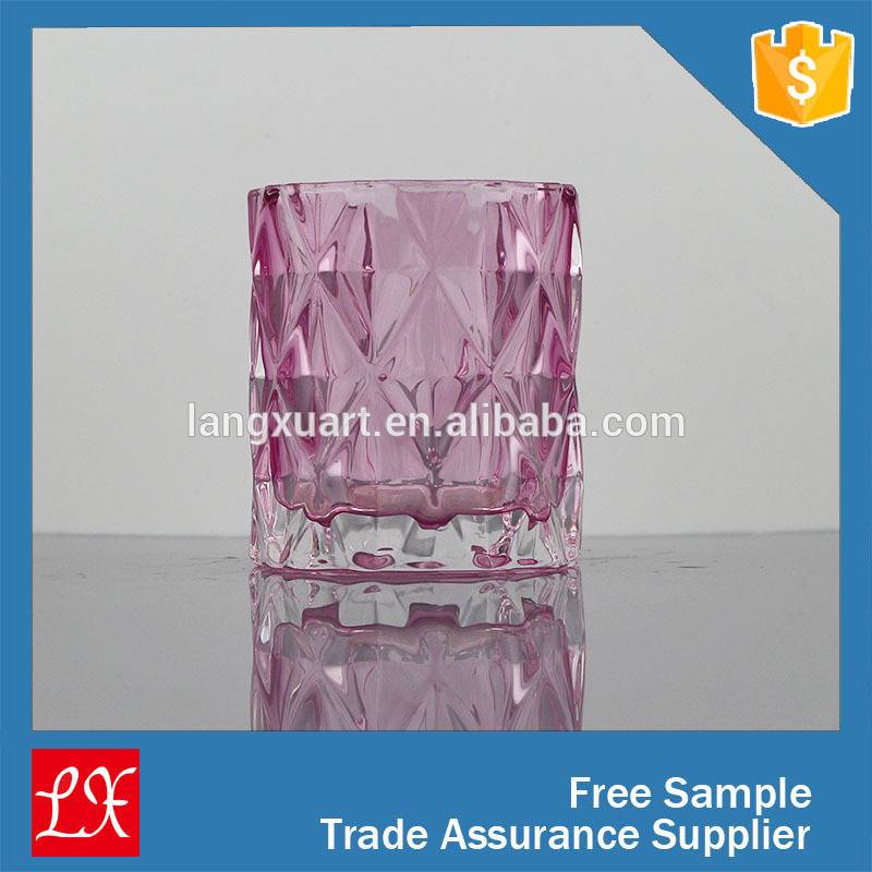 LXHY-CE057 lead free eco friendly glassware drinking ware crystal colourful shot glasses cups