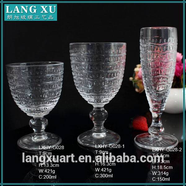 wholesale bohemia crystal different size hand pressed pineapple goblet color cup