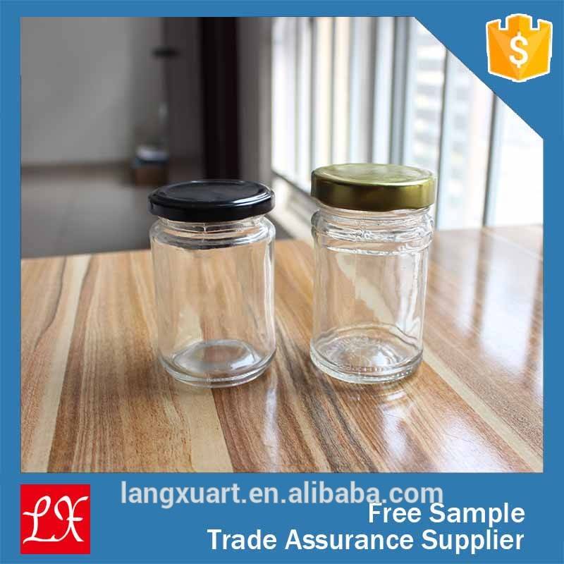 240ml mini glass personalised jam /honey jar