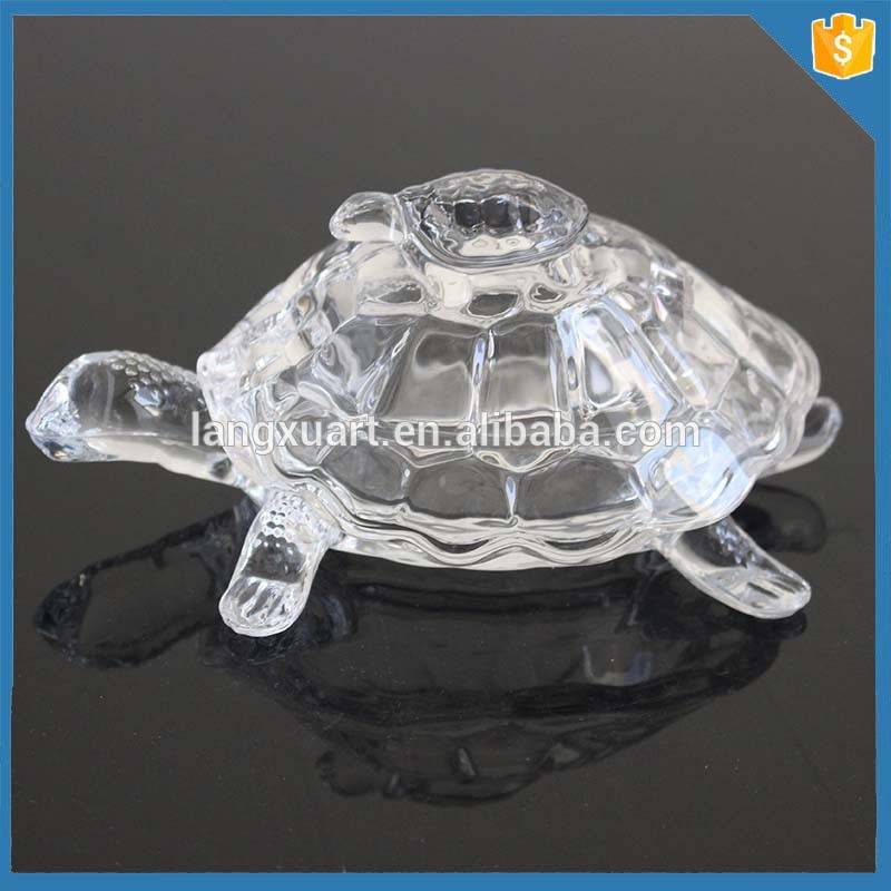 wholesales tortoise animal-shaped glass food storage jar