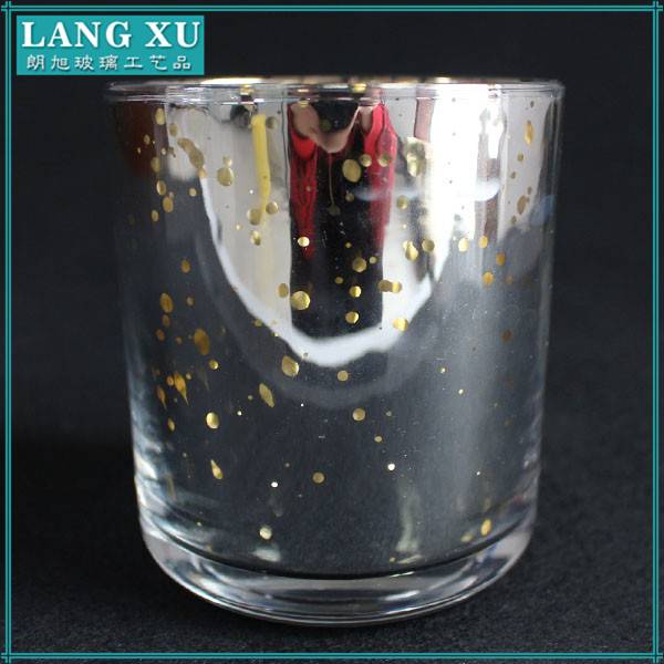 LXSX-Z245 silver&gold color mercury glass votives wholesale