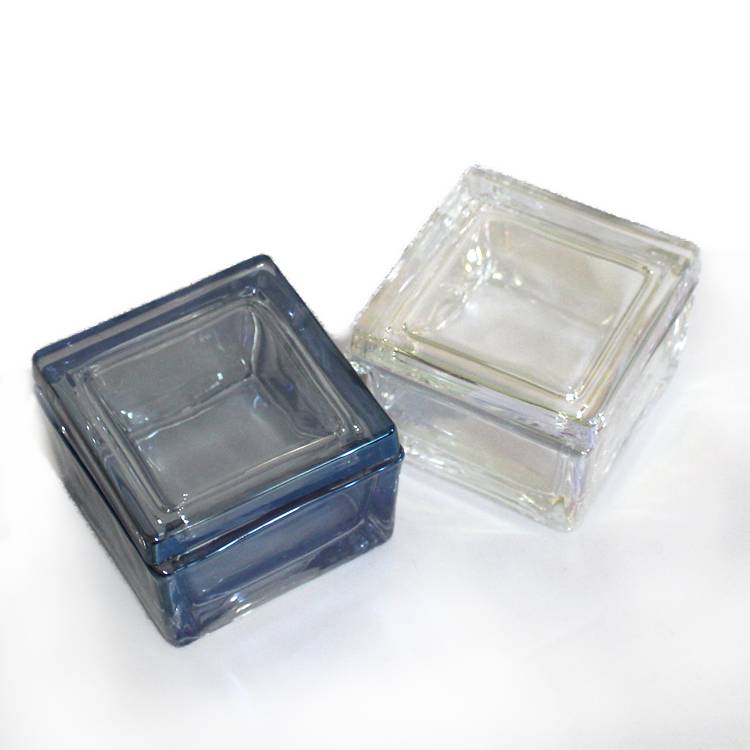 LXHY-T008 7.2×4.2cm High quality mercury electroplated luxury glass storage jar