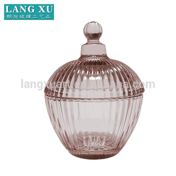 LXHY-T070 Storage Bottles Jars Type and Glass candy jar