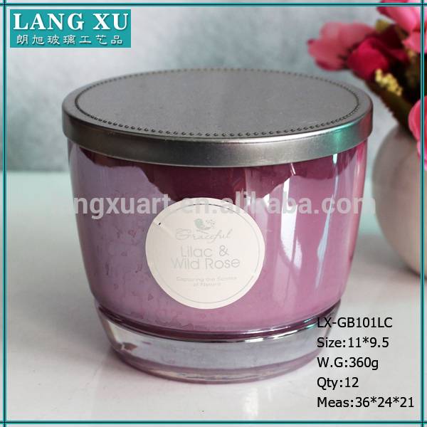 Factory wholesale 100% soy wax vintage candle jars