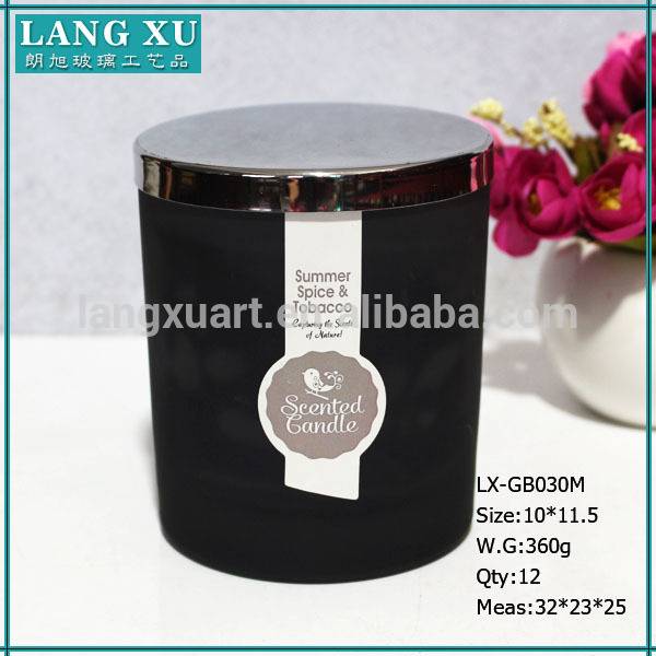 black candle private label soy candle wax
