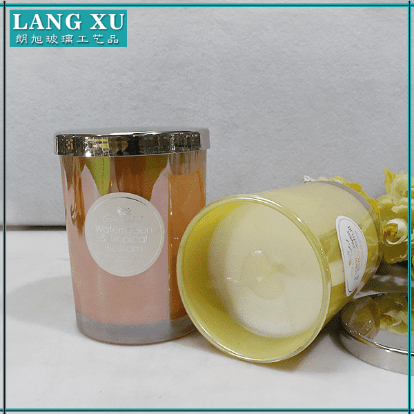 large capacity popular product personalized luxury candles scented candle with gift set