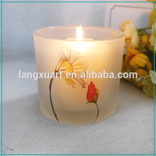 LX-067t chinese supplier custom message candle jar