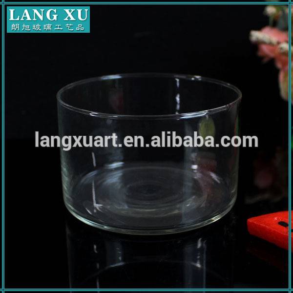 bulk glass clear chimney heat resistant glass candle holder