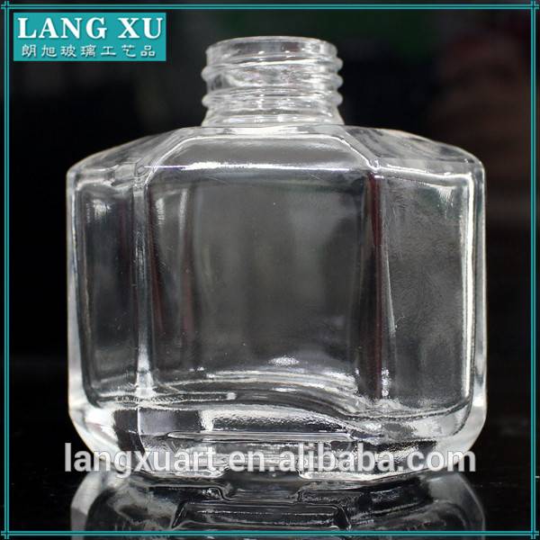 70ml clear glass gel deodorant container /gel air freshener container