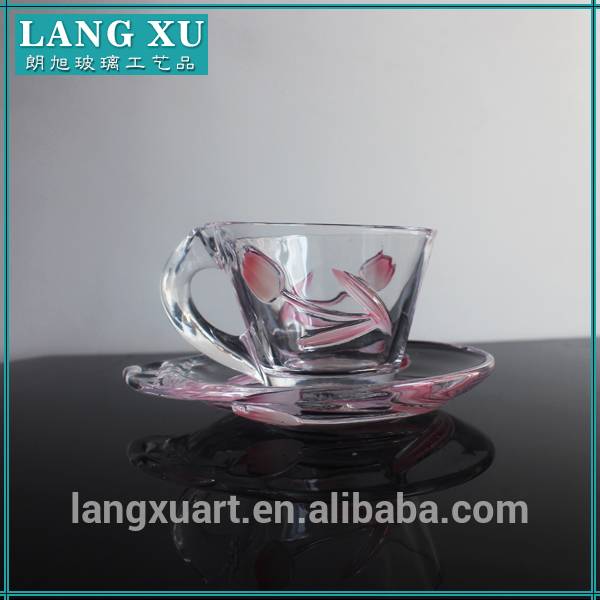 manufacturers custom clear glass coffee cup