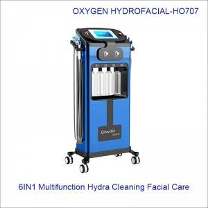 6 in 1 hydra oxygen maisture skin rejuvenation jet facial lifting HO707