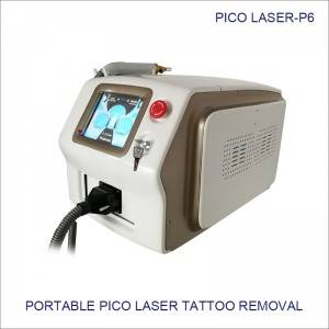 Portable Laser Tattoo Removal Machine Picosure Picosecond 1064 Nm Q Switch Nd Yag P6