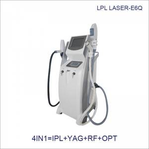 3 Handles Multifunction Elight IPL RF YAG Laser Tattoo Removal Opt Hair Removal Machine E6Q