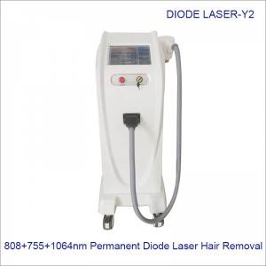 Permanent Hair Removal 808nm Diode Laser Vertical Y2