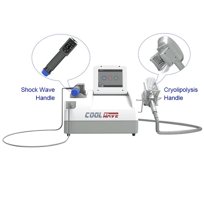 2 Handle Shock Wave Cryolipolysis Firming Tissue 2 in 1 Cool Fat Freezing CRS08 Featured Image