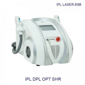 Portable 2 in1 Laser Beauty Machine Opt Shr IPL Hair Removal E9A