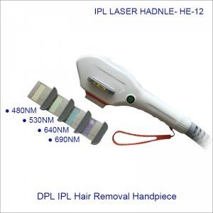 IPL OPT SHR Spare Part Hair Removal Handle HE-12