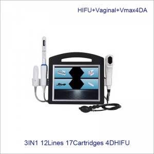 4D HIFU 12 Lines 8 Cartridges Anti Wrinkle Face Lift Skin Tightening Body Slimming 4DA