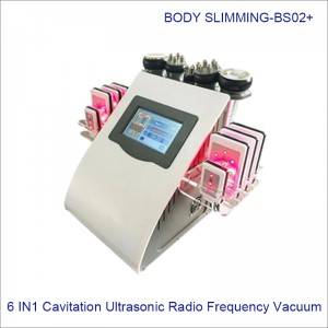40K Cavitation LipoLaser Vacumm RF Skin Tighten Body Slimming BS02+