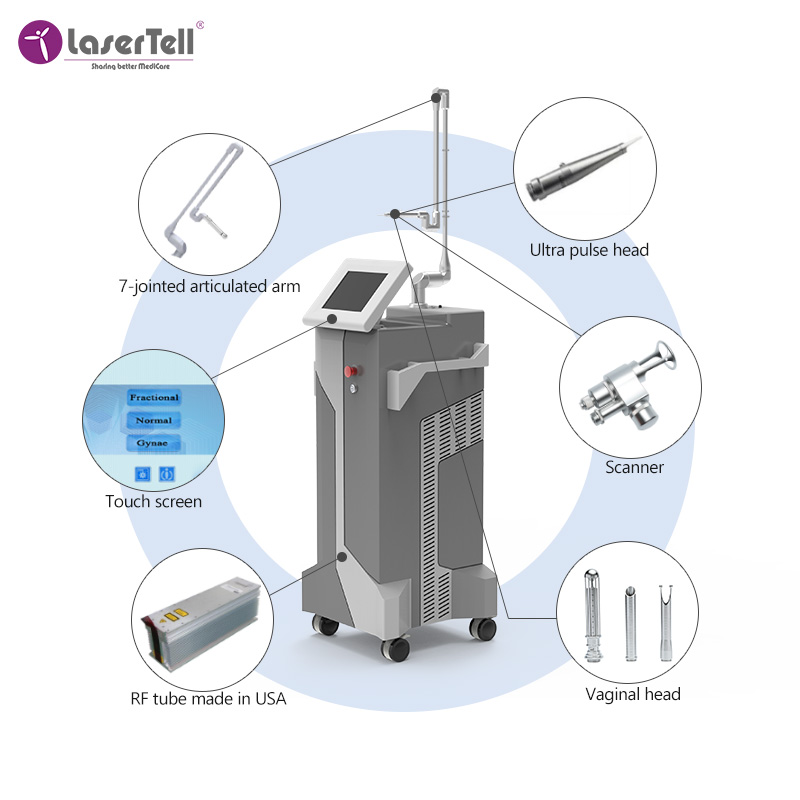 High Effective CO2 Fractional Laser Beauty Machine Fractional CO2 Laser Skin Resurfacing Scar Removal Equipment