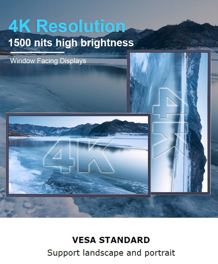 55 इन्च उच्च चमक सूर्यको प्रकाश पढ्न योग्य औद्योगिक मोनिटर LCD डिस्प्ले टच स्क्रिन मनिटर (2)
