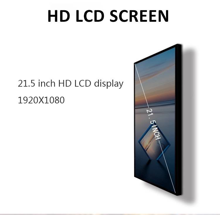 קיוסק מתקן חיטוי ידיים אוטומטי עם LCD בגודל 21.5 אינץ' (3)