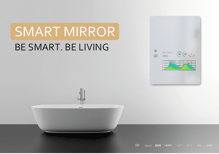 Magic mirror LCD ဖြင့် Smart Mirror (၂) လုံး၊