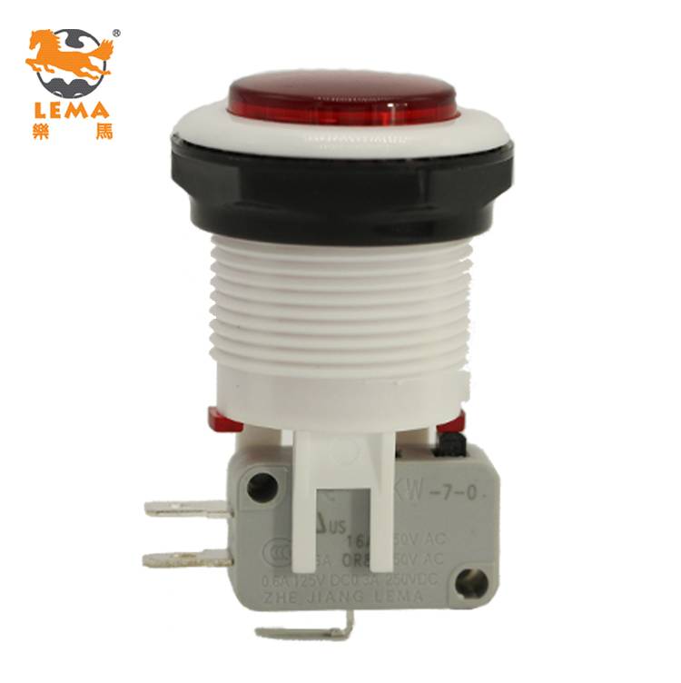 Lema momentary on off push button micro switch, push button reset switch