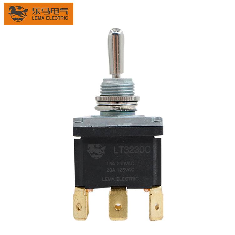 LT3230C Spade terminal heavy duty toggle Switch DPDT ON/OFF