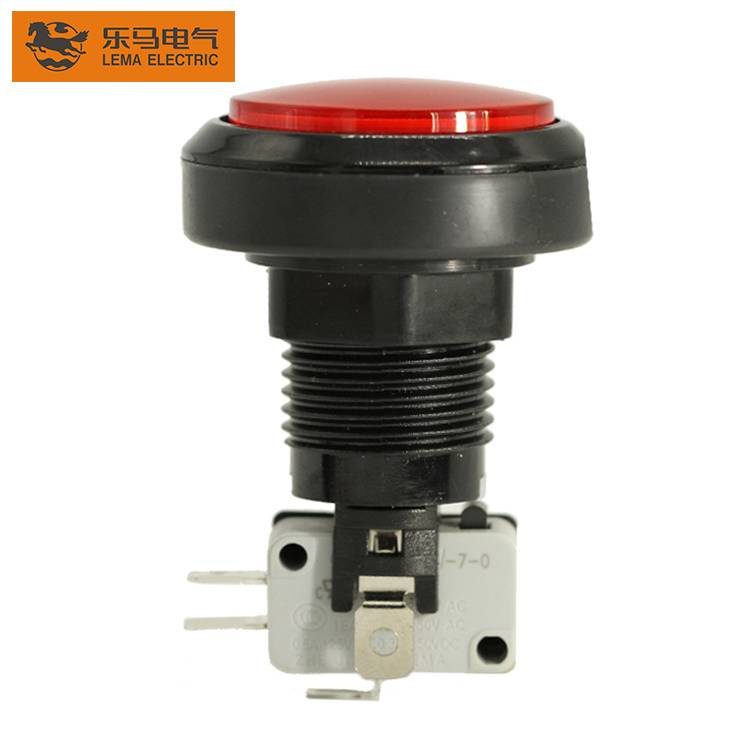 High Quality PBS-004 16A 250VAC Push Button Switch for Game Machine