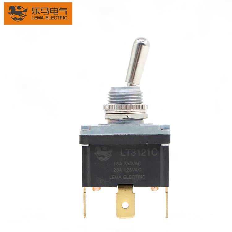 Lema LT3121C ON-OFF  Terminal 15A 250VAC 3 Pin Toggle Switch