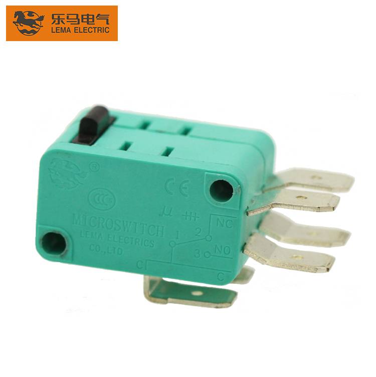 Lema KW7-0II green double snap action micro push switch 16a 250v t85 5e4