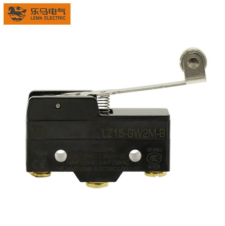 Hot Sale LZ15-GW2M-B Metal Lever Approved Limit Microswitch for Home Appliance