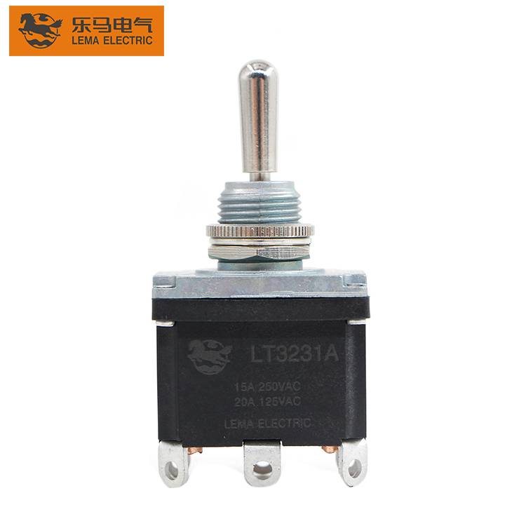 LT3231A Screw Terminal Auto Reset Small Tpst Toggle Switches